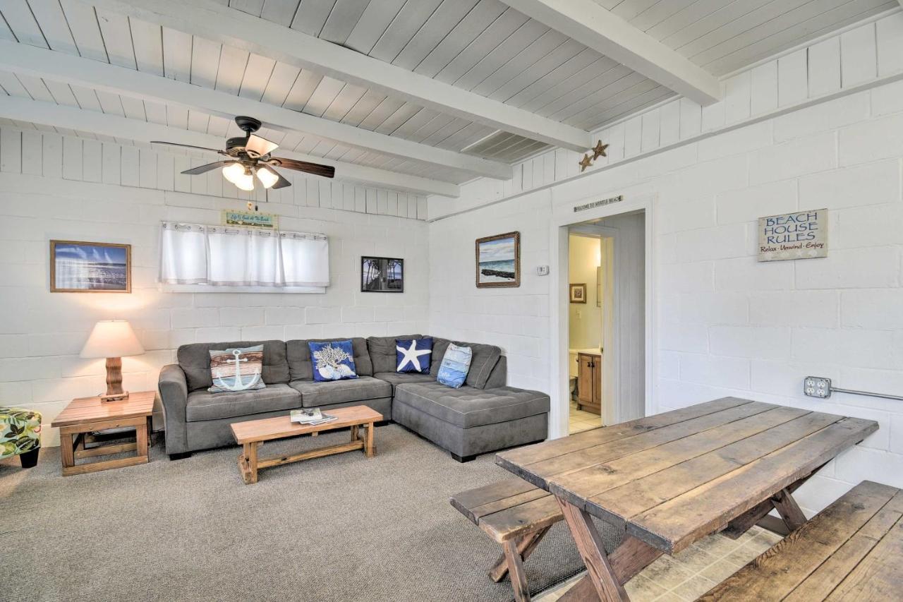 Bright Myrtle Beach Bungalow Steps To The Beach! Eksteriør bilde